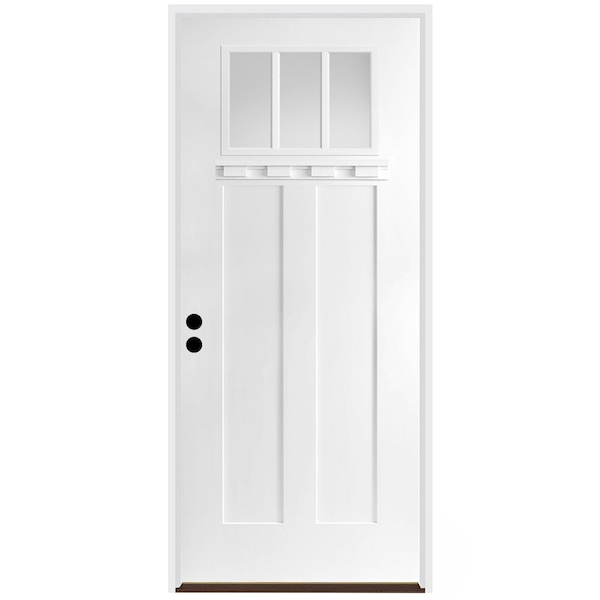 Trimlite Exterior Single Door, Right Hand/Inswing, 1.75 Thick, Fiberglass 3080RHISPSFHER3033C69161DB - main